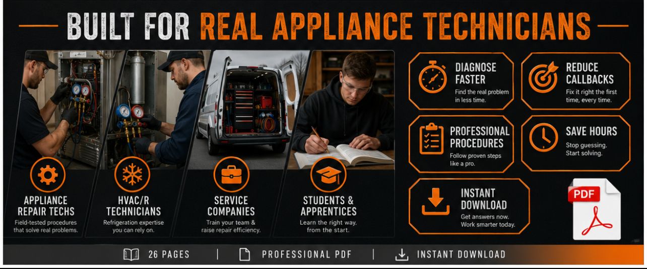 Refrigerator Repair & Sealed System Guide cover