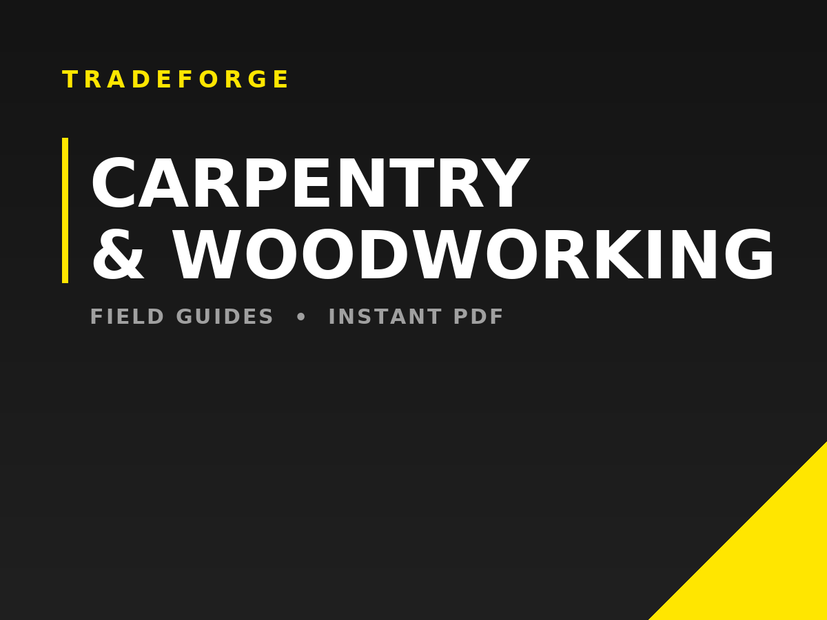 Carpentry & Woodworking